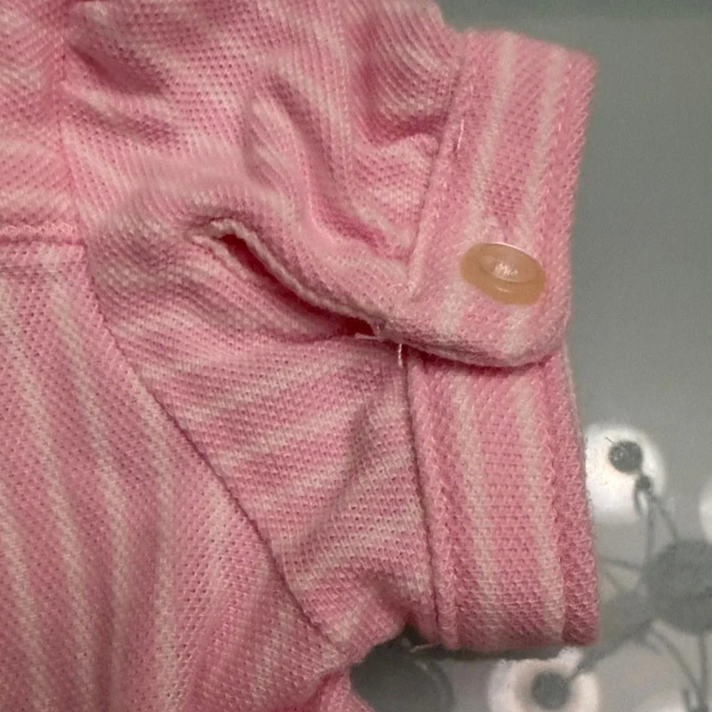 Ralph Lauren Pink Striped Polo Dress with Bloomer